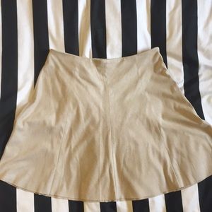 BB Dakota tan suede skirt size 6